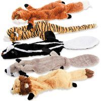 Set de 5 Peluches para Perros de Todos los Tamaños Juguete Interactivo con Sonido Masticable