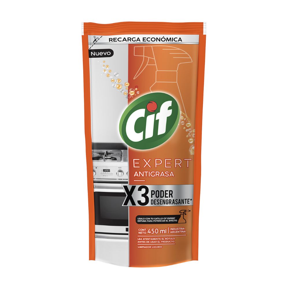 Antigrasa Cif Expert Doy Pack 450ml