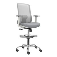 Silla Milano Cajero Ergonómica Bc Ac Gris Ofideas