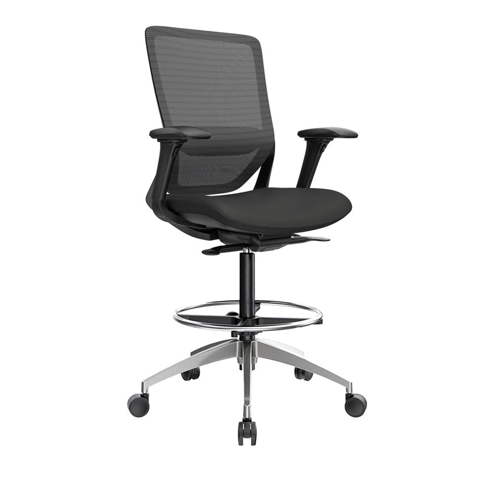 Silla Loop Cajero Ergonómica Ba Ac Negro Ofideas