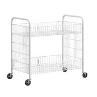 Carrito plegable extraíble para Puesto Multifuncion 80cm Blanco