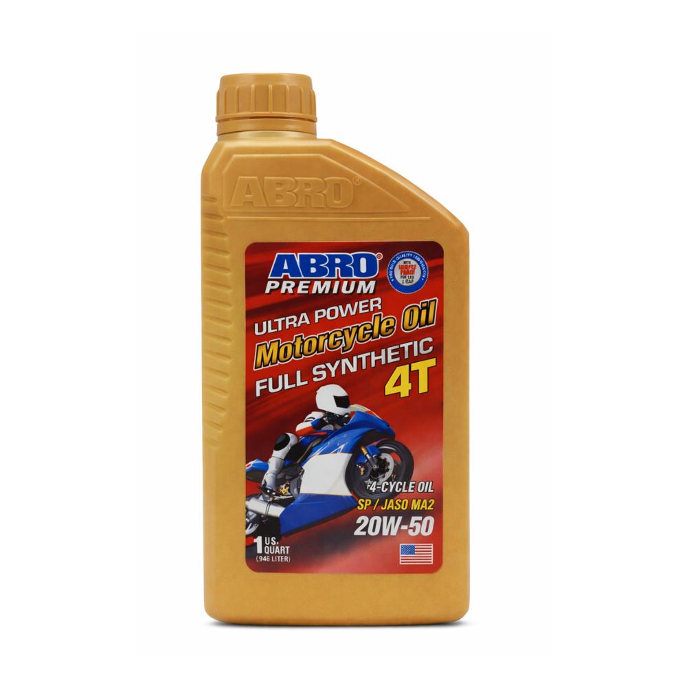 Aceite para Moto 4T Full Sintético 20W50 SP JASO MA2 1QT