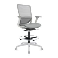 Silla Loop Cajero Ergonómica Bn Ac Gris Ofideas