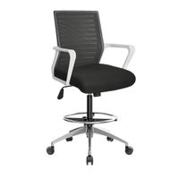 Silla Cajero Torino Blanco/Negro Ba Ac Ofideas