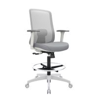 Silla Milano Cajero Ergonómica Bn Ac Gris Ofideas
