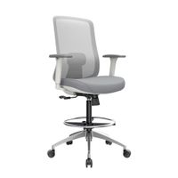 Silla Milano Cajero Ergonómica Ba Ac Gris Ofideas