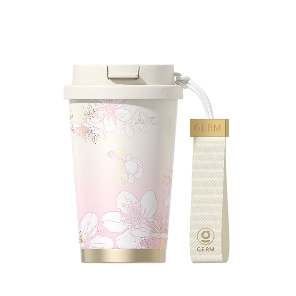 Vaso Térmico Germ Sakura Rosa 390ml Acero Inoxidable