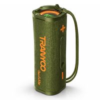 Parlante Bluetooth Portátil 30W Potente Luces RGB Graves Reforzados TWS y Manos Libres T-B17 Verde