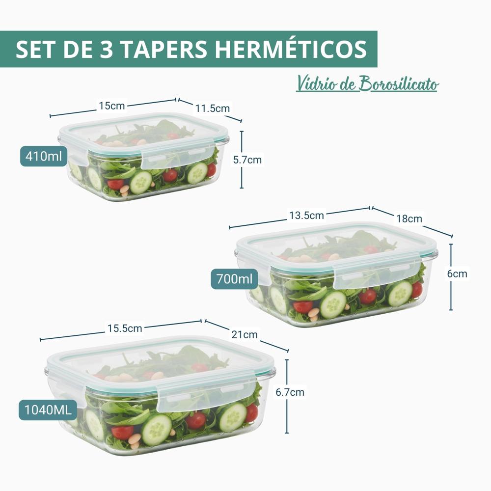 Tapers De Vidrio Herméticos Con Válvula - 3und Verde agua | Promart.pe ...