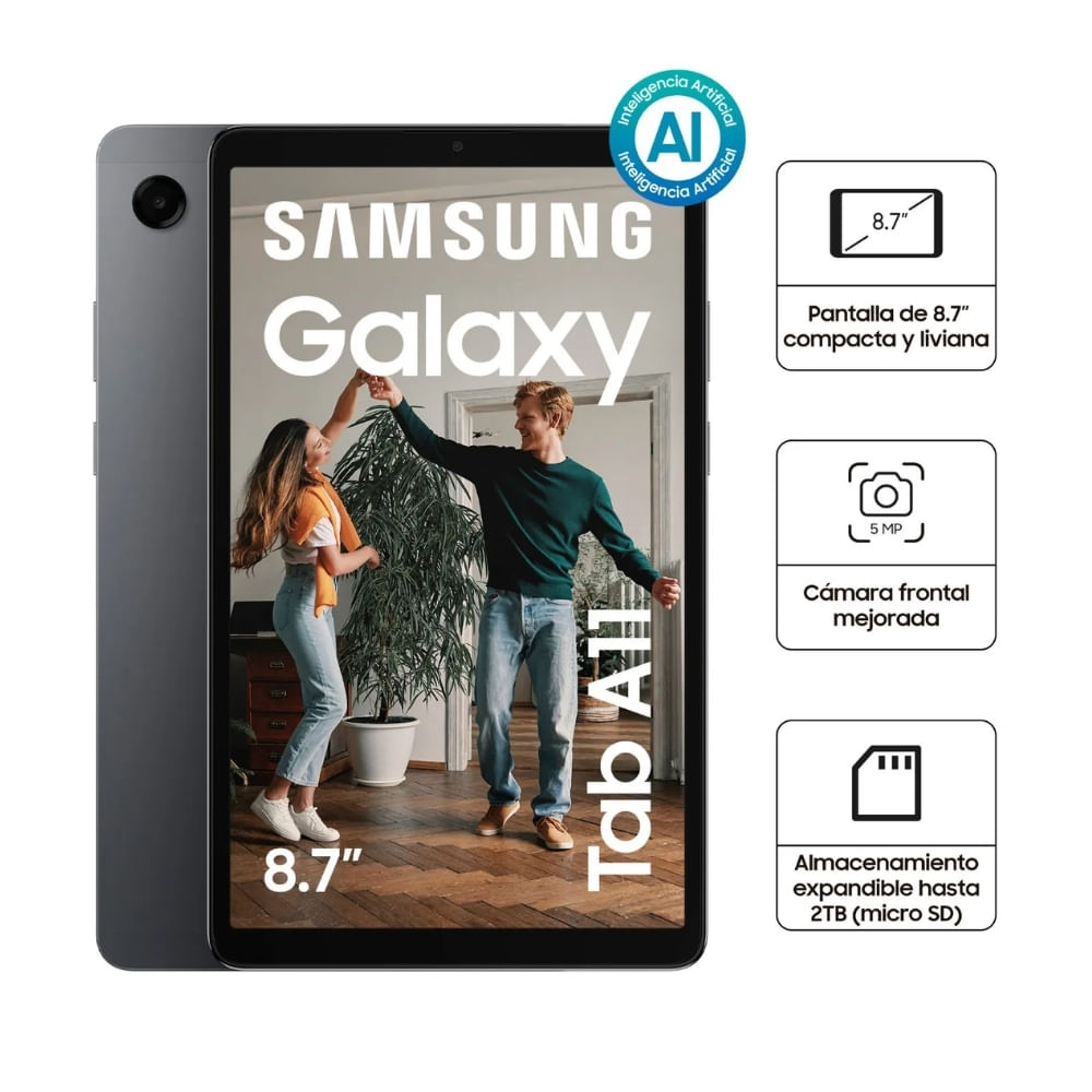 Tablet Samsung Galaxy Tab A11 8.7 4GB 64GB Gris