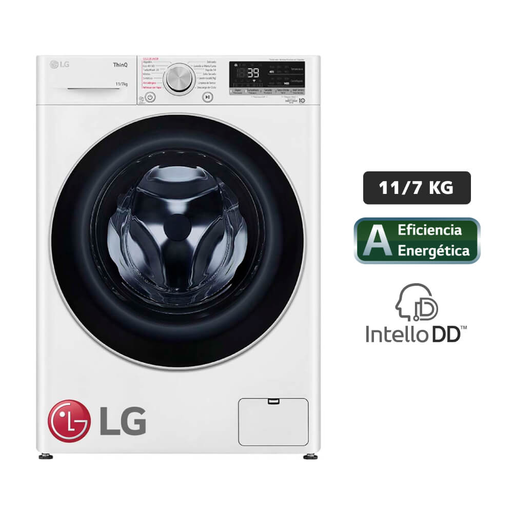 Lavaseca LG Carga Frontal 11Kg/7Kg WD11WVC3S6 Blanco Lavaseca LG Carga Frontal 11Kg/7Kg WD11WVC3S6 Blanco