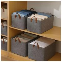 Set de 4 Cajas Organizadoras de Ropa Multiusos Plegable