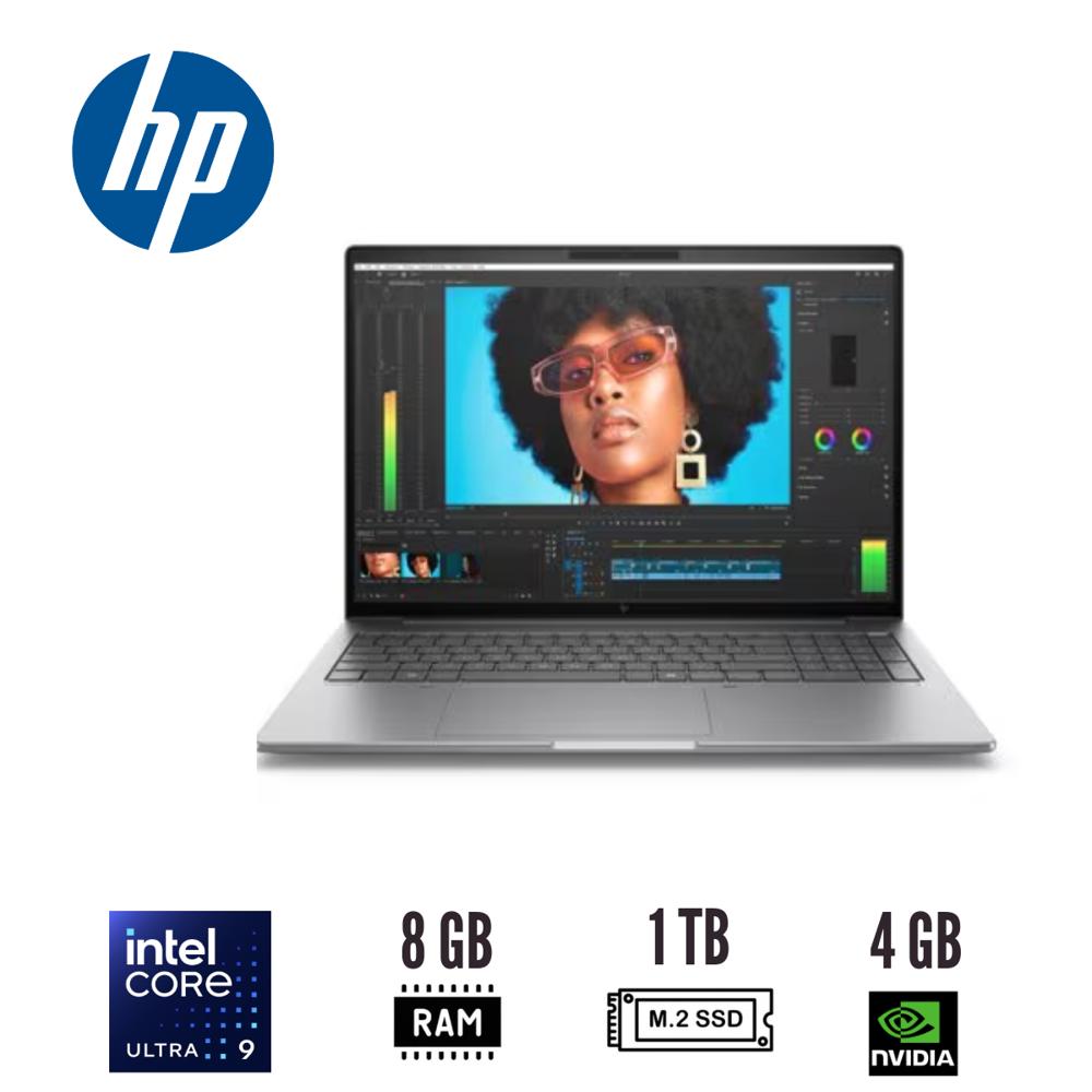 LAPTOP HP ZBook 8 G1i 16 WUXGA Intel Core Ultra 9 285H 8GB RAM 1TB SSD NVIDIA 4GB WI