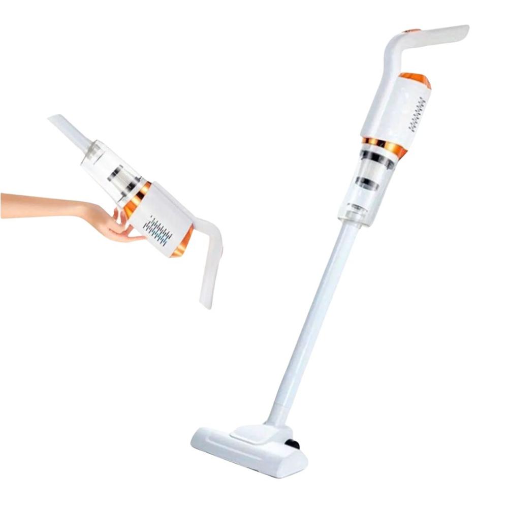 Aspiradora Portátil Inalámbrica Recargable 120W 2 en 1 Multifuncional Hogar Auto Blanco