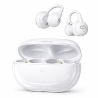Audífonos Bluetooth Open Ear Tipo Clip, ENC, Sonido Espacial, Manos Libres BT 5.3 OWS T-M5 Blanco