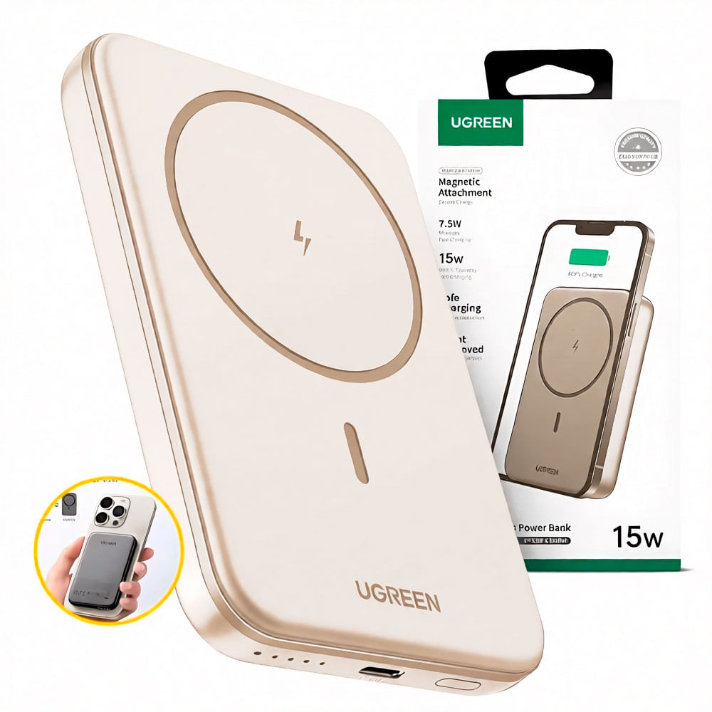 Power Bank Ugreen Pb560 Para Iphone Magsafe 5000mah 15w
