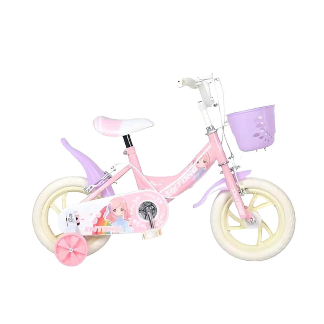 Bicicleta Para Niña Infantil Kids Aro 12 Tri Rosado AK