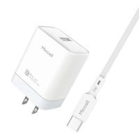 Miccell Cargador PD 20W USB C con Cable de Carga Rápida Compatible con iPhone