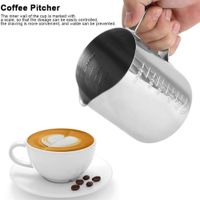 Jarra barista plateado 550 ml en acero