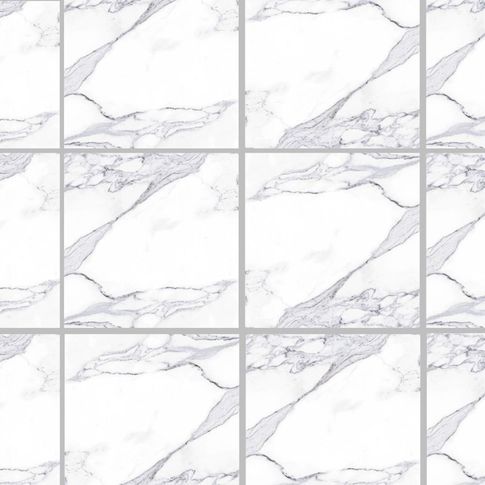 Piso Cerámico Marmolizado Luna Blanco 60x60cm 1.80m2 Celima