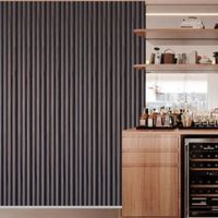 Wall Panel Por Unidad Concave color Fresno Humo 280x20cm Decorplas Nombre