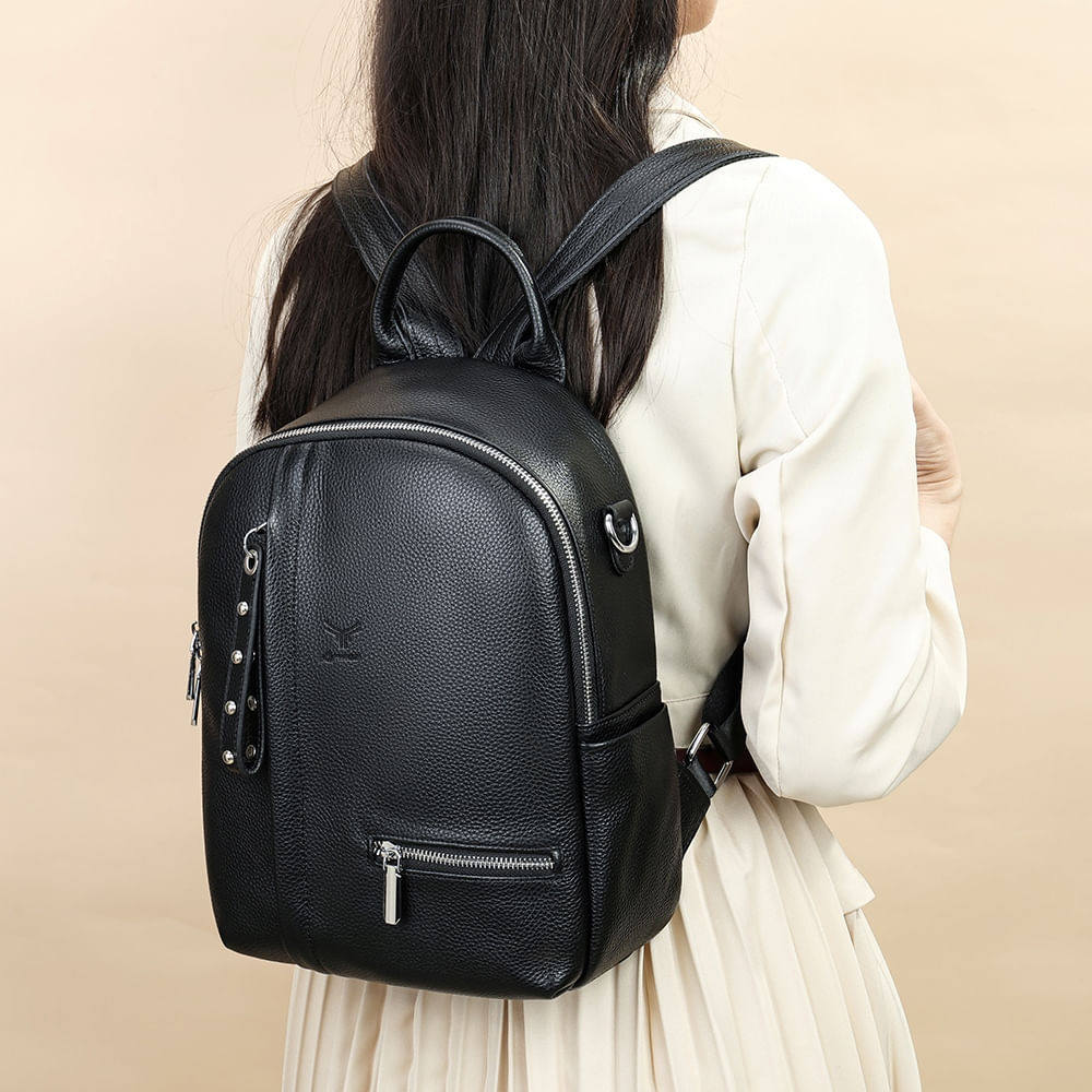 Mochila De Cuero Vacuno Para Mujer HANNAH BG8119