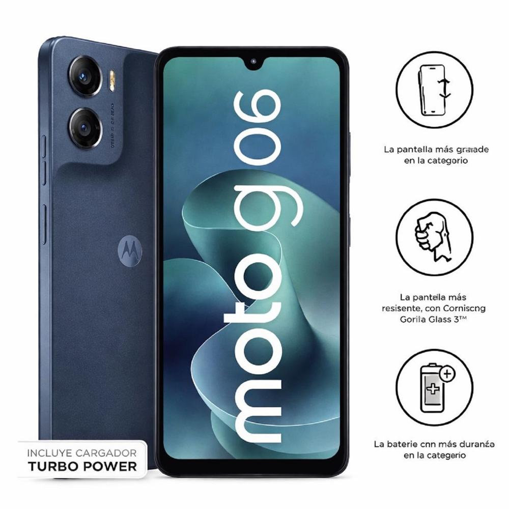 Smartphone Motorola Moto G06 256GB 4GB RAM  Pantalla amplia Cámara avanzada