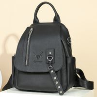 Mochila De Cuero Vacuno Para Mujer TEMIS BG005