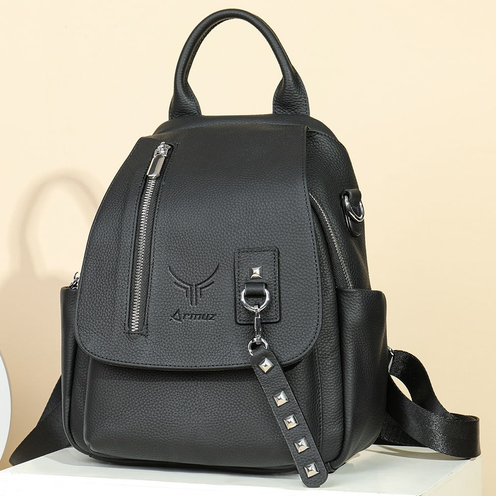 Mochila De Cuero Vacuno Para Mujer TEMIS BG005