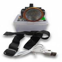 Linterna Frontal Minera Cafini 55W Recargable USB-C - Ultra Brillo
