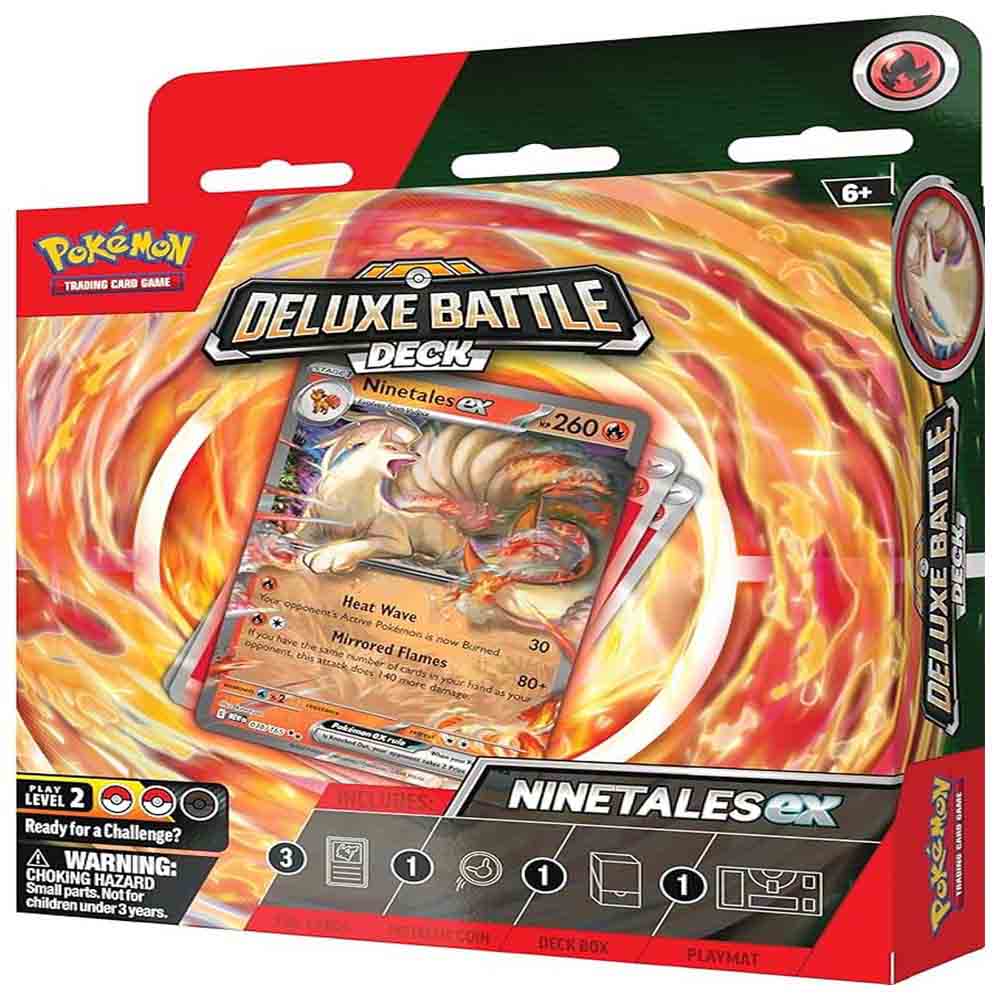 Caja Deluxe Ninetales EX y Zapdos EX POKEMON