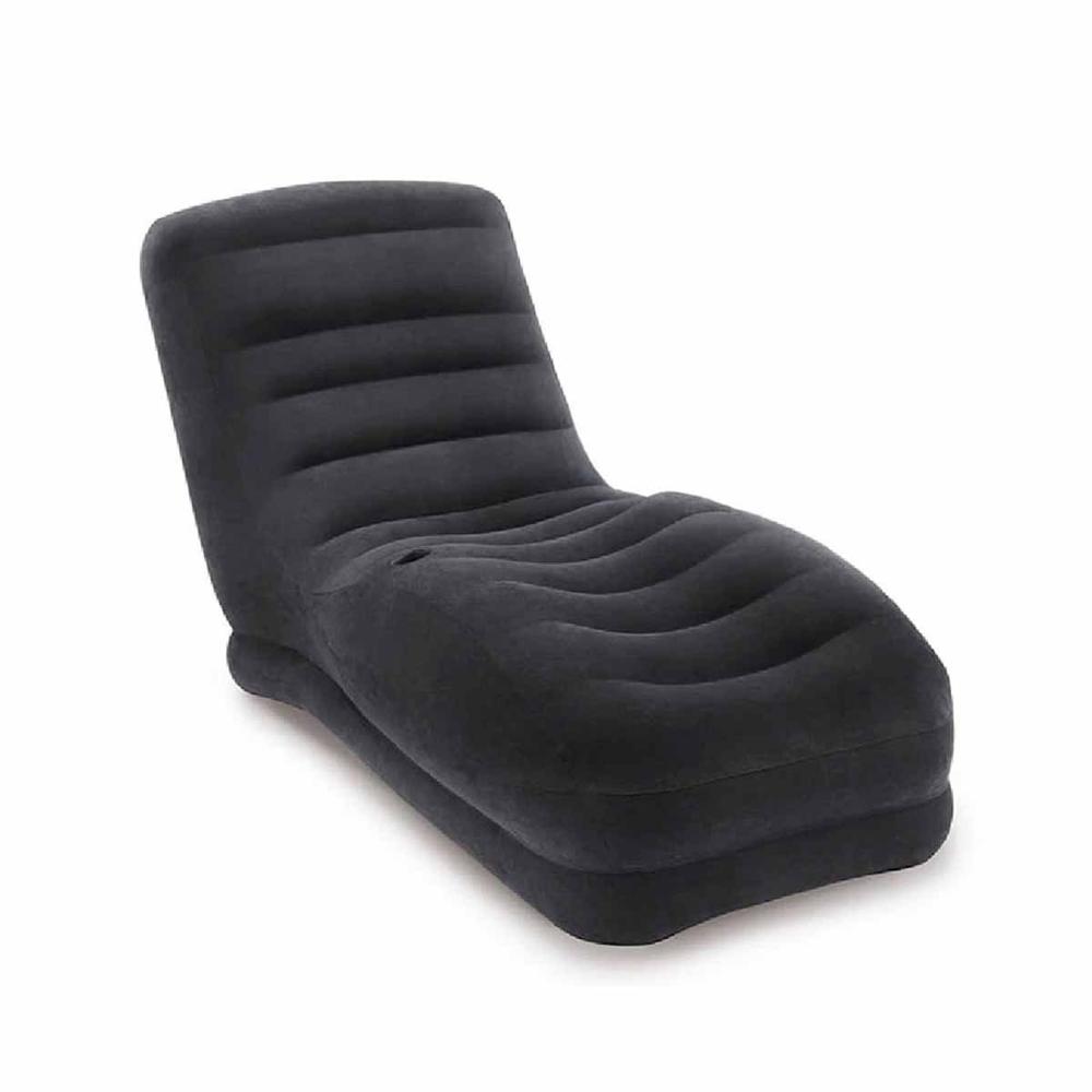 Sillon Inflable Negro para Casa Practico y Comodo para Uso Diario Y+Papel Regalo