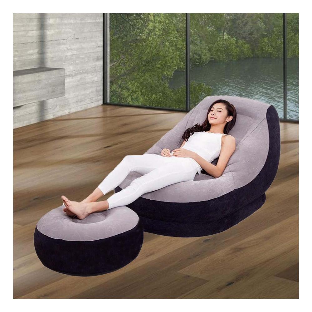 Mueble Inflable con Poof para Hogar Sala y Zona de Relajo Y+Ligas Regalo