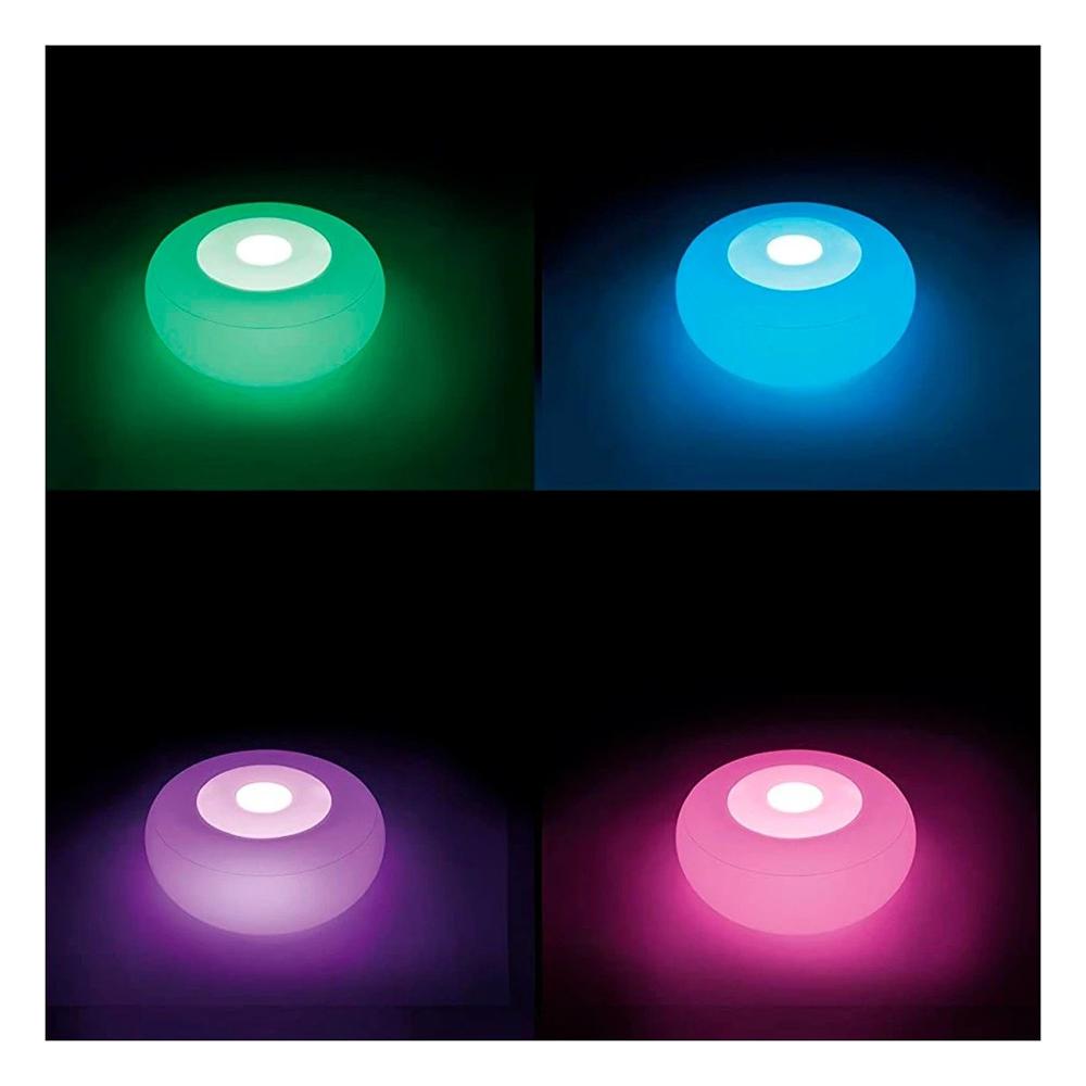 Mueble Con Luz Led Incorporada Inflable para Uso Interior y Exterior Y+Ligas Regalo
