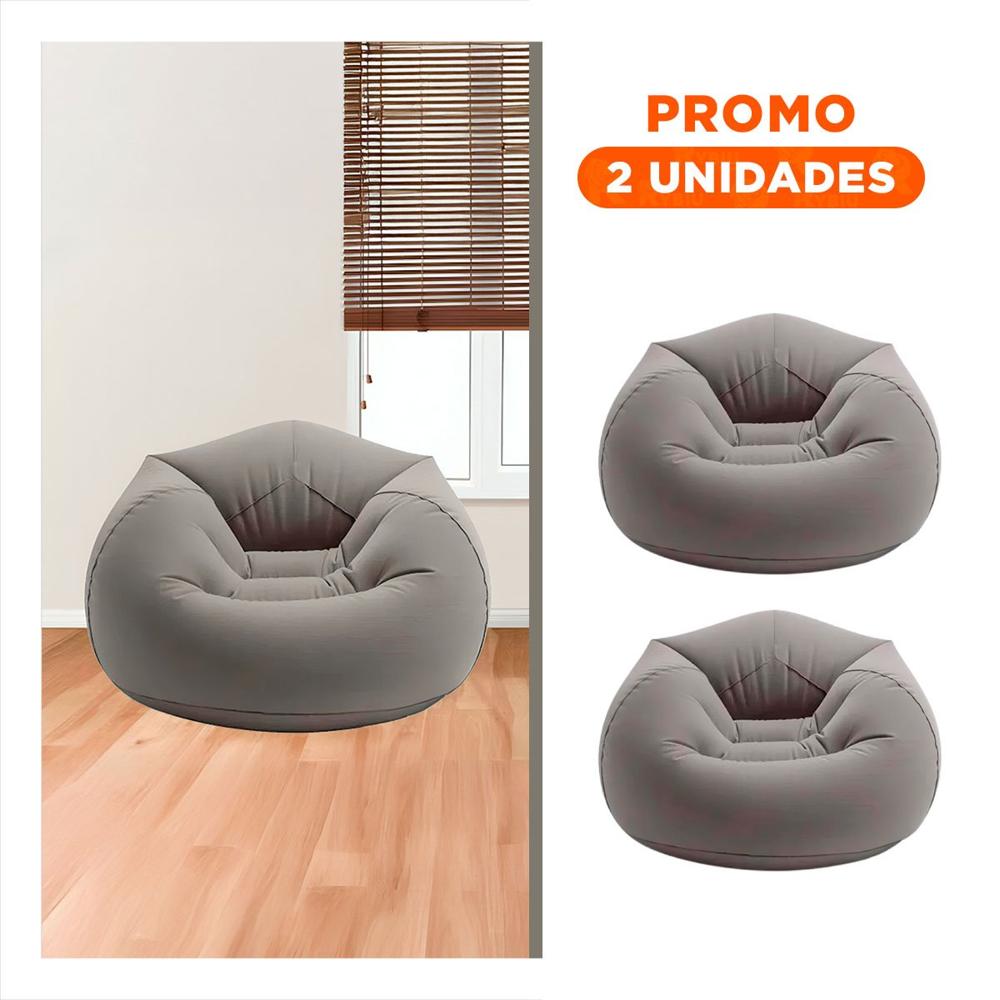 Pack2 Elemento Acogedor Inflable para Sala o Jardin