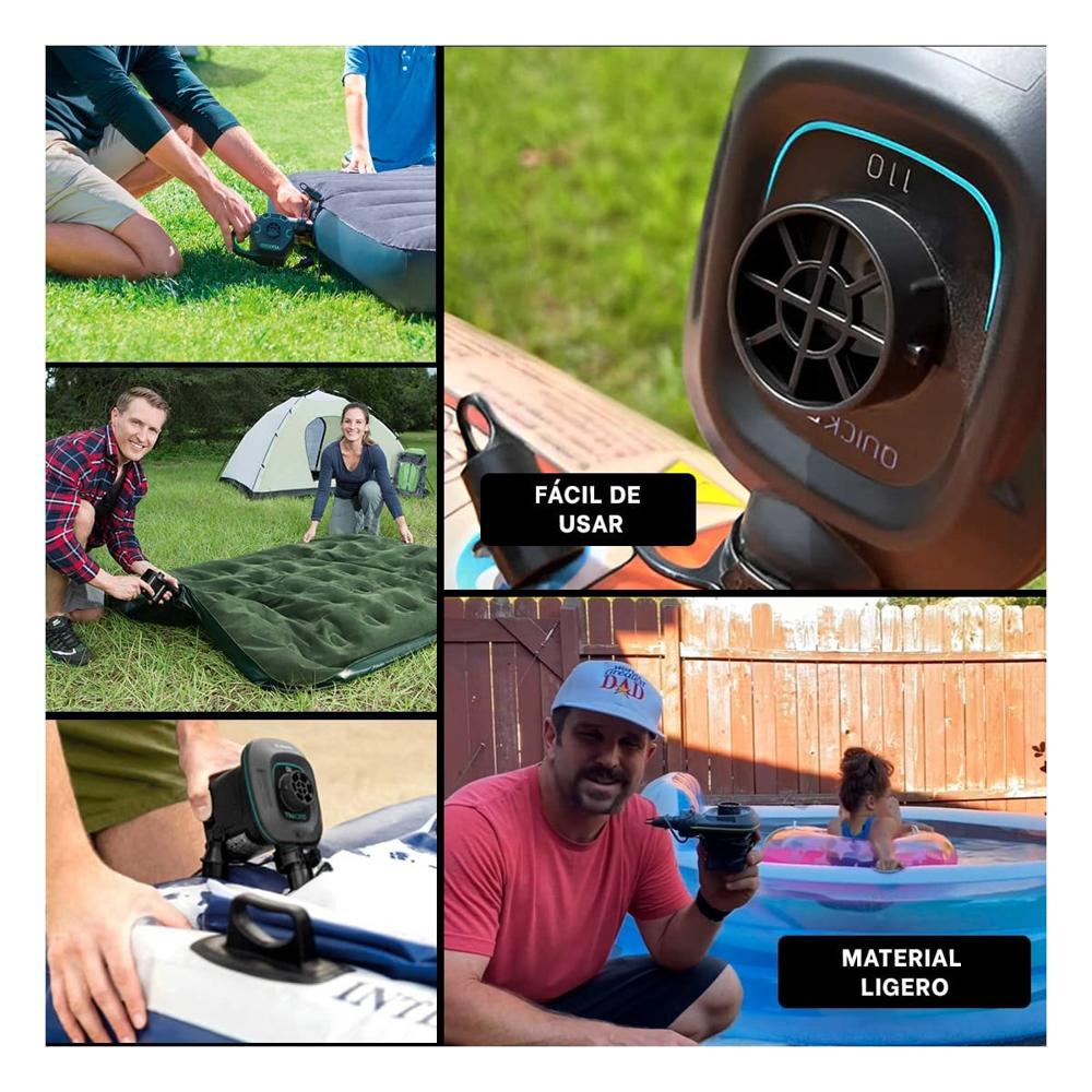 Bomba de Aire Electrica Facil de Usar con Sistema Intuitivo Y+Post It