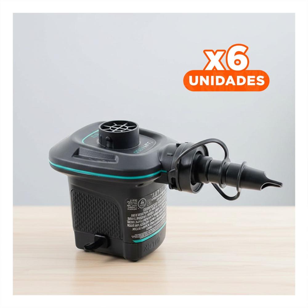 Pack6 Inflador Electrico para Llevar a Cualquier Lugar con Diseño Portatil Y+Regalo Sticker
