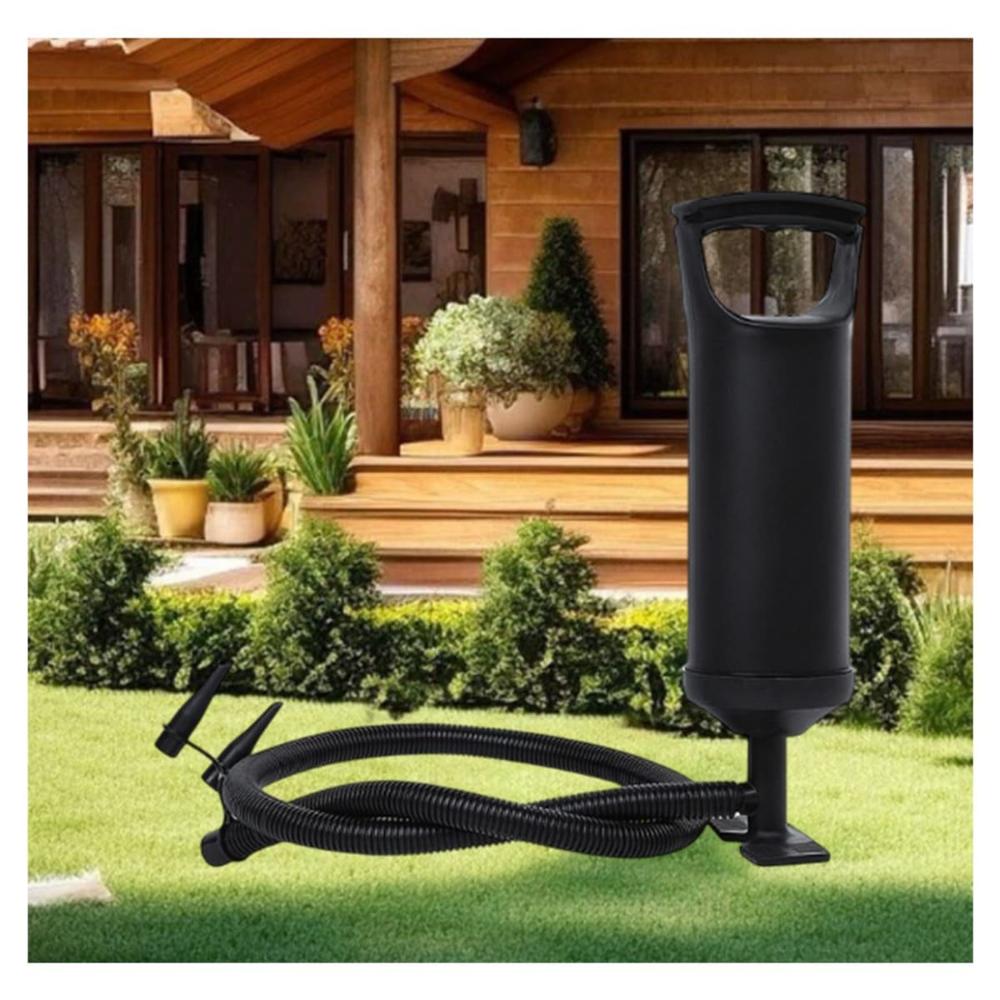 Bomba de Aire Manual 14 Pulgadas para Piscina y Playa en Color Negro