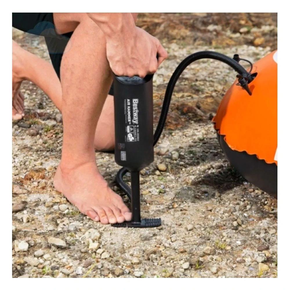 Pack4 Bomba de Aire Resistente Negro 36 cm para Globos y Uso en Casa