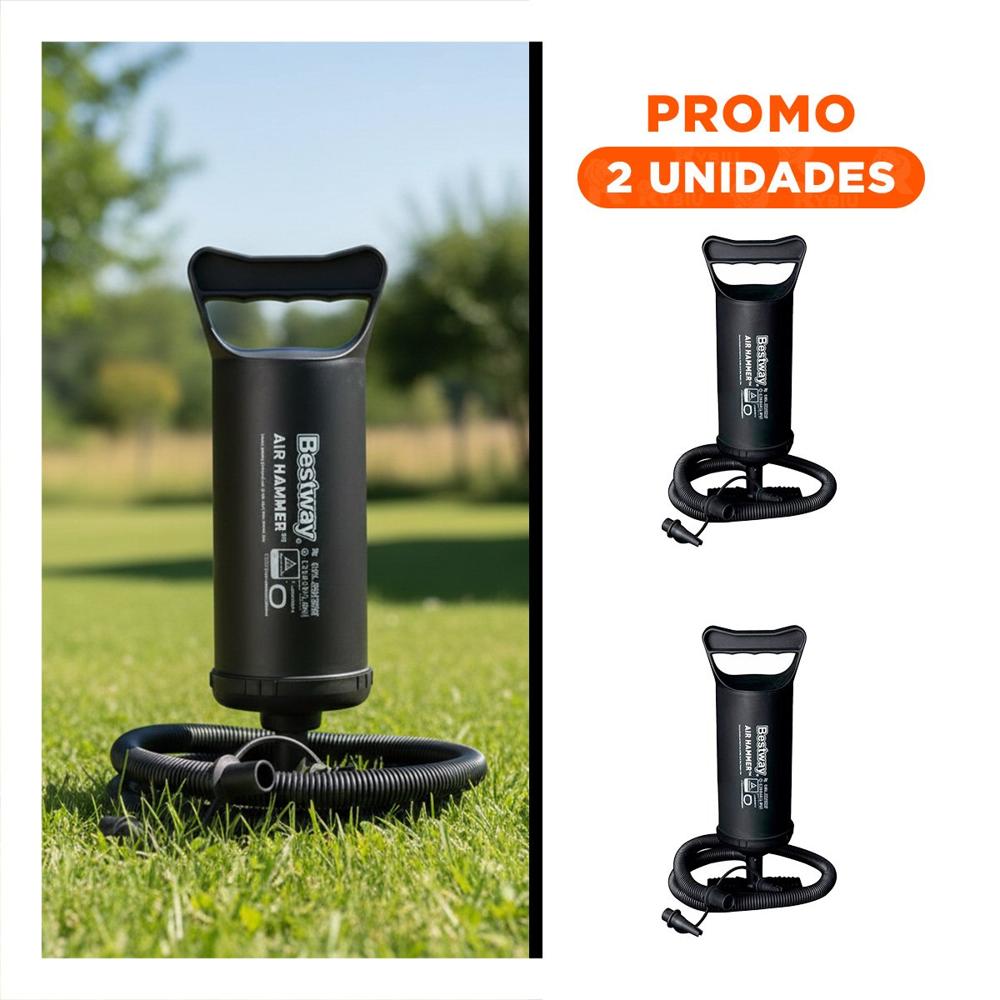 Pack2 Bomba de Mano 30cm y Rapida para Juegos y Decoracion