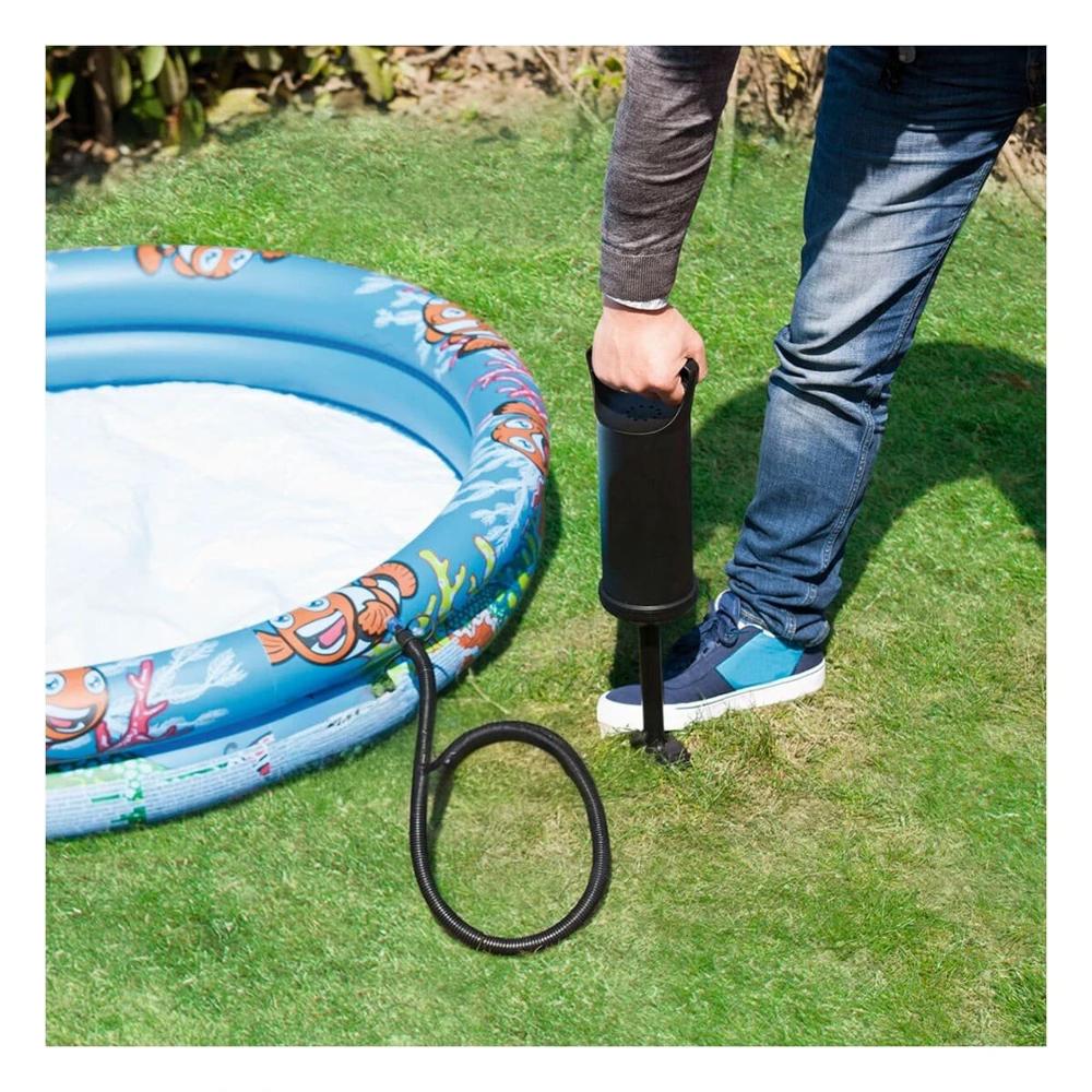 Bomba de Aire Manual Practica 12 Pulgadas para Inflables de Verano con Uso Facil