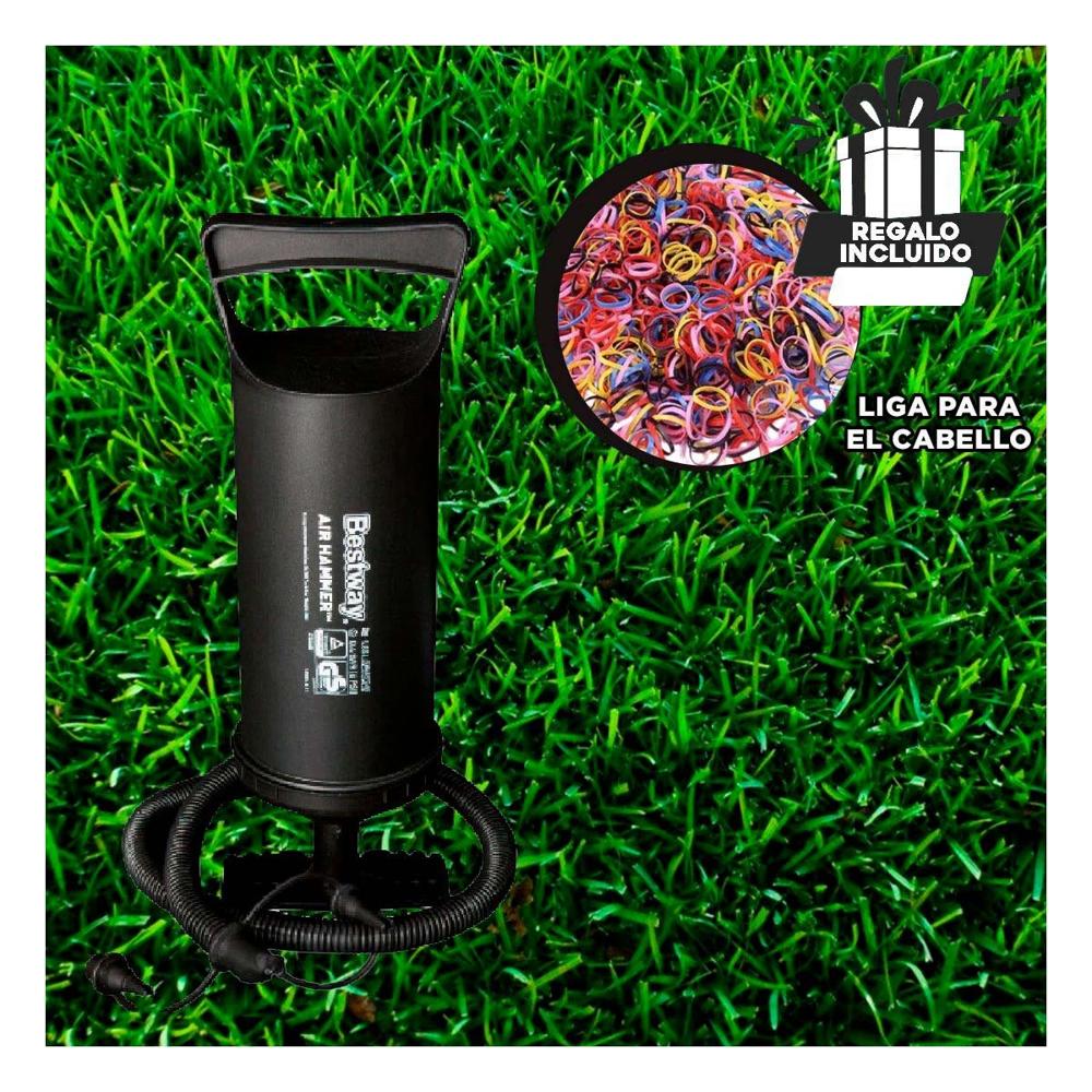 Inflador de Mano Compacto Negro 36 cm para Globos y Celebraciones Y+Post It