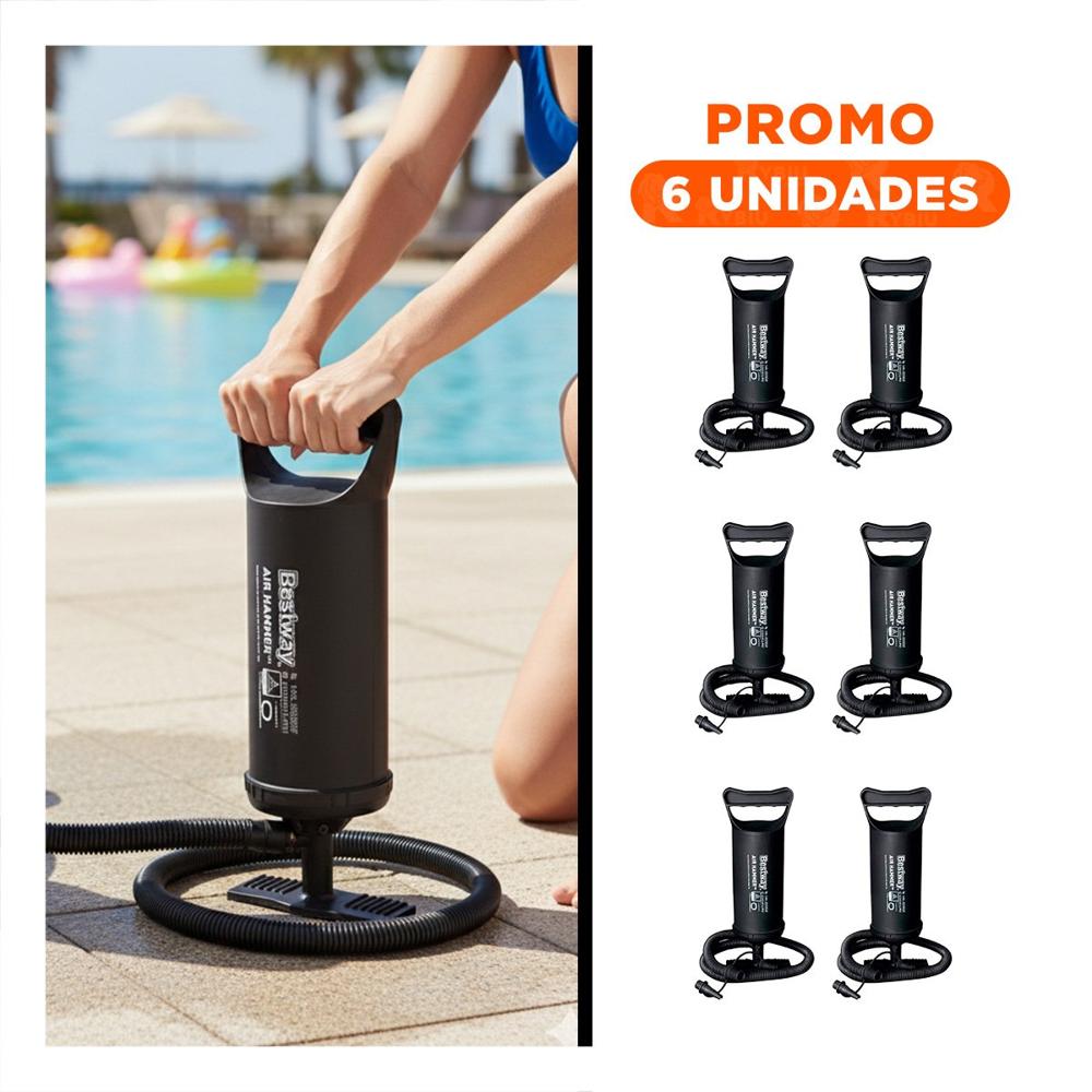 Pack6 Compresor de Mano 30cm y Facil de Usar con Niños y Fiesta