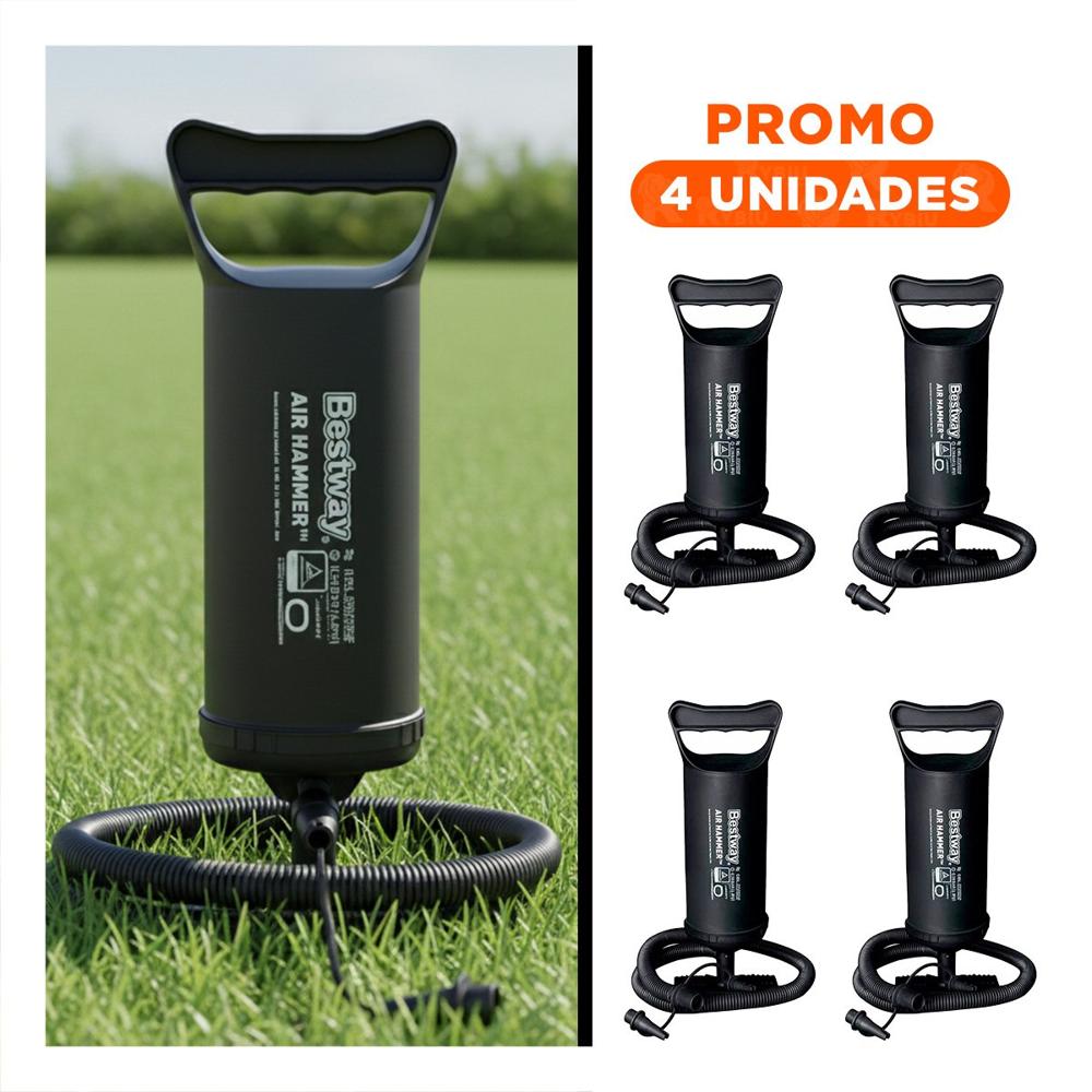 Pack4 Compresor de Mano 30cm y Rapido para Decoracion y Juegos Y+Regalo Sticker