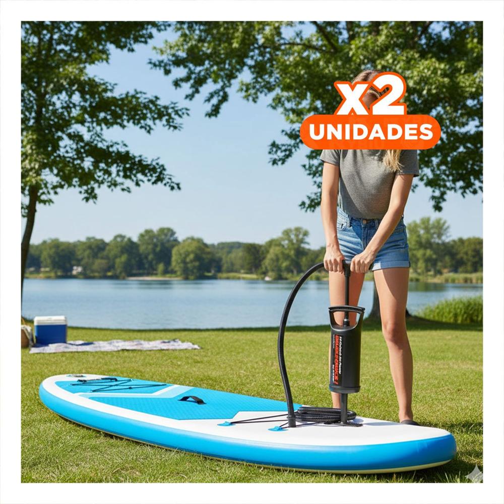 Pack2 Compresor de Aire Compacto 12 Pulgadas para Inflables con Uso Diario Y+Regalo Sticker