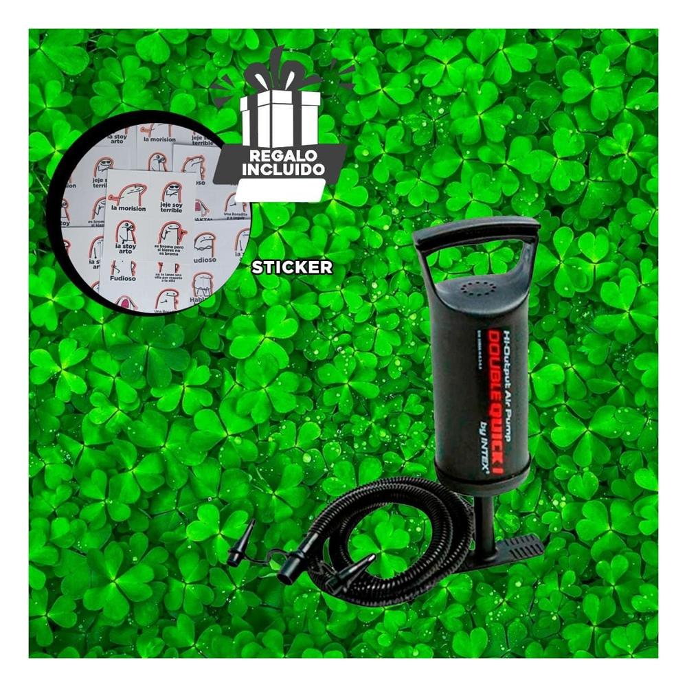 Bomba de Mano Compacta 12 Pulgadas para Hogar y Exterior con Uso Continuo Y+Regalo Sticker