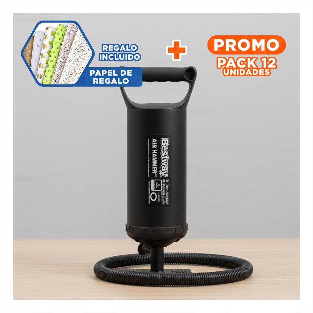 Pack12 Soplador Portatil 30cm y Rapido para Niños y Decoracion Y+Papel Regalo