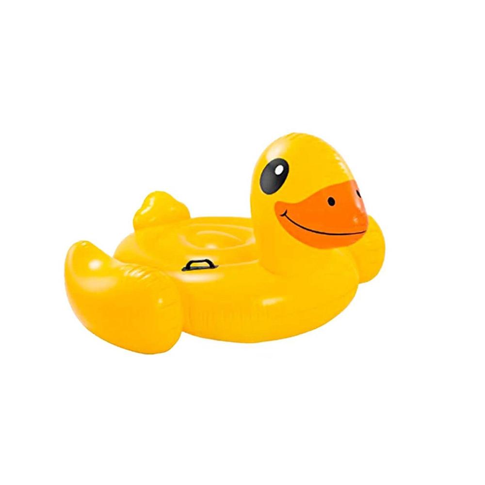 Juguete Flotante Seguro Pato 147 x 147 x 81 cm para Piscina Y+Papel Regalo