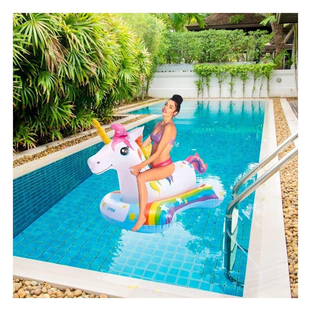 Juguete Flotante Unicornio 163 x 86 cm para Piscina y Playa