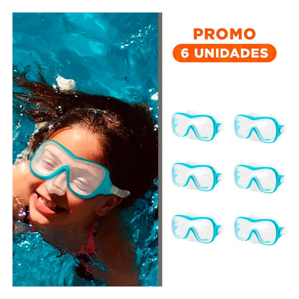 Pack6 Flotador Colorido Seguro Salvavidas con Mochila Anaranjado para Piscina
